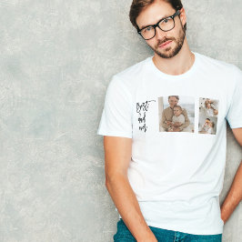 Beauty Collage Foto Bester Vater je Geschenk T-Shirt