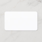 Beauty Consultant Hair Style Icon Business Card Visitenkarte (Rückseite)
