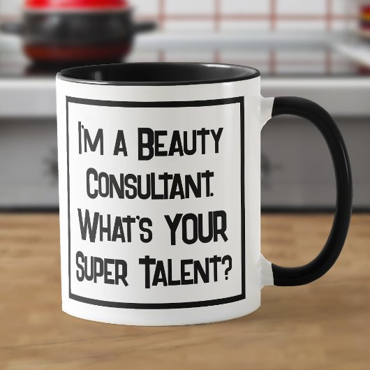 Beauty Consultant Super Talent. Zwei Tonen Tasse