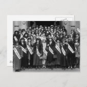 Beauty Contestants, 1923 Postkarte (Vorne/Hinten)