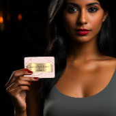 Beauty Cosmetologist Spritze Botox B12 QRCodeBlush Visitenkarte