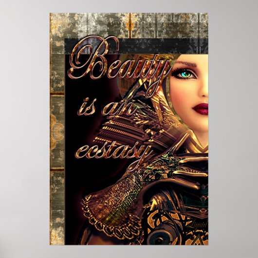 Beauty Cyborg Fashion (Poster) Poster (Vorne)