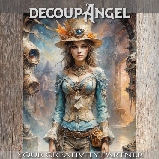 Beauty - Dekoupage - Free Spirit - Seidenpapier