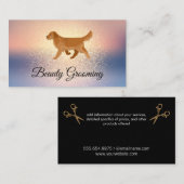 Beauty Dog Groomer | Hund läuft Visitenkarte (Vorne/Hinten)