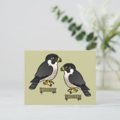 Beauty & Dot.Ca Postkarte (Stehend Vorderseite)