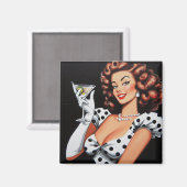 Beauty Drink Button Up Magnet (Vorderseite/Rückseite)