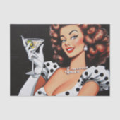 Beauty Drink Button Up Seidenpapier (Vorderseite)