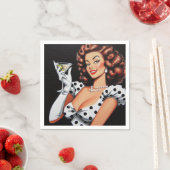 Beauty Drink Button Up Serviette (Beispiel)