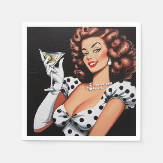 Beauty Drink Button Up Serviette (Vorderseite)