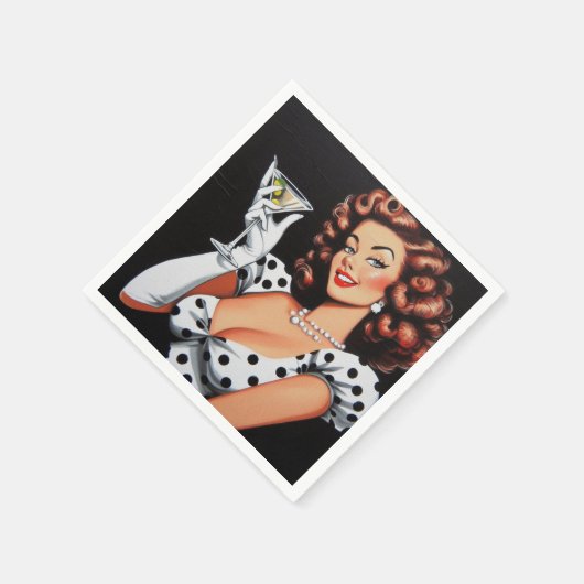 Beauty Drink Button Up Serviette (Ecke)