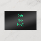 Beauty Esthetician Visitenkarte (Vorderseite)