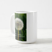 Beauty eye beholder dandelion weeds are flowers kaffeetasse (Vorderseite Links)