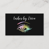Beauty Eyelashes Business Cards Visitenkarte (Vorderseite)