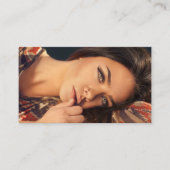 Beauty Fashion Influencer Content Creator Foto Visitenkarte (Vorderseite)