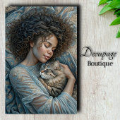 Beauty & Feline Friends Dekoupage Seidenpapier