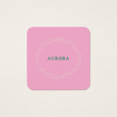 Beauty Floral Swirt Dekorative Border Line Art (Vorderseite)