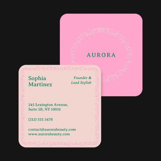 Beauty Floral Swirt Dekorative Border Line Art