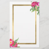 Beauty Florals Hair Stylist White Flyer (Hinten)