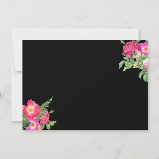 Beauty Florals Lash Extensions Black Gift Card (Rückseite)