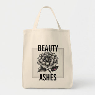 "Beauty for Ashes Botanical Tote Bag" Tragetasche