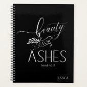 Beauty for Ashes Christlich Bible Verse Planner Planer (Vorderseite)