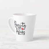 "Beauty for Ashes" - Kleine Latte Tasse 12 oz. (Linke Ecke)