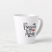 "Beauty for Ashes" - Kleine Latte Tasse 12 oz. (Rechte Ecke)