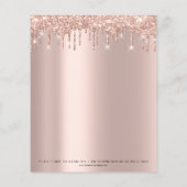 Beauty Funkelnd Lashes Makeup Stylist Eventplaner Flyer (Hinten)