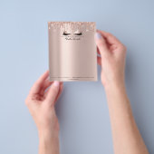 Beauty Funkelnd Lashes Makeup Stylist Eyebrows Flyer (Gruppe)