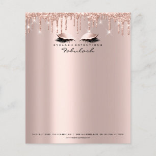 Beauty Funkelnd Lashes Makeup Stylist Eyebrows Flyer