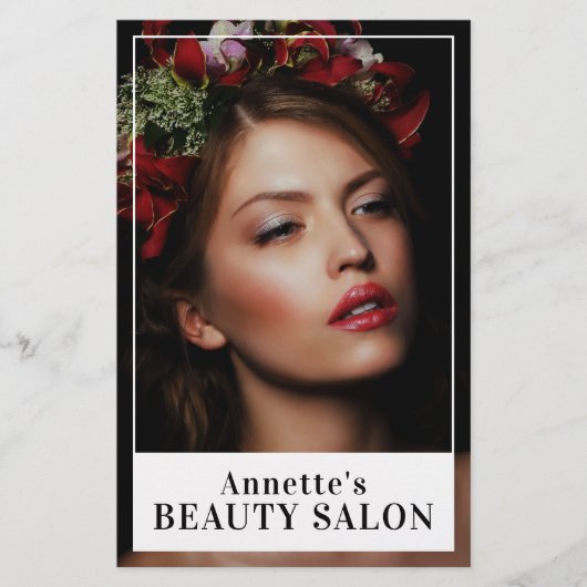 Beauty Girl-Modell Flyer (Vorne)