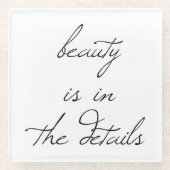 Beauty Glass Untersetzer (Vorderseite)