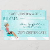Beauty Goddess Geschenkgutschein (Vorne/Hinten)