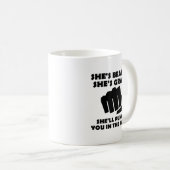 Beauty Grace Punch Funny Mug Kaffeetasse (VorderseiteRechts)