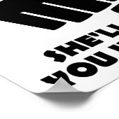 Beauty Grace Punch Funny Poster (Ecke)