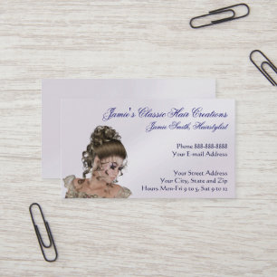 Beauty Hair Dresser Salon Business Card Visitenkarte