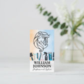 Beauty Hair Logo | Haarpflege Visitenkarte (Stehend Vorderseite)