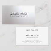 Beauty Hair Salon Cosmetologist Handwritten Script Visitenkarte (Vorne/Hinten)