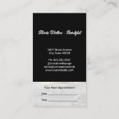 Beauty Hair Salon Muster Terminkarte (Rückseite)