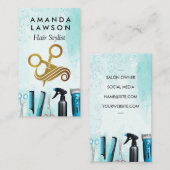 Beauty Hair Tools | Cosmetics Visitenkarte (Vorne/Hinten)