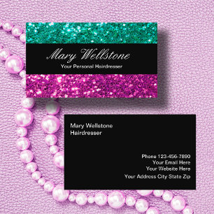 Beauty Hairdresser Business Cards Visitenkarte