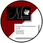 Beauty Hairdresser Business Cards Visitenkarte