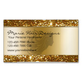 Beauty Hairdresser Visitenkartenmagnete Magnetische Visitenkarte (Vorderseite)