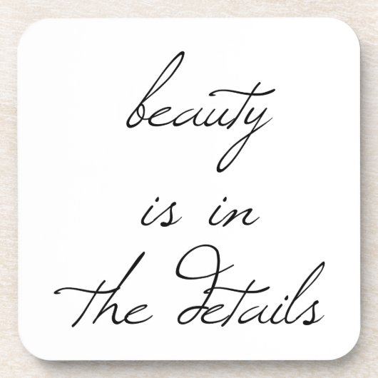 Beauty Hard Plastic Untersetzer (Vorderseite)