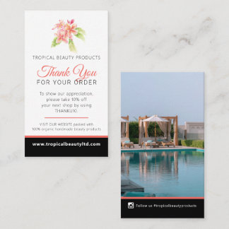 Beauty health company photo promo repeat business  visitenkarte