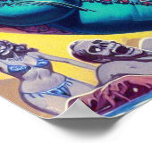 Beauty Horror Girl Poster (Ecke)