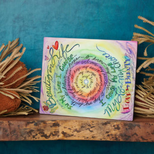 Beauty in Life Angel Malerei Geschenk Fotoplatte