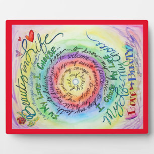 Beauty in Life Angel Malerei Geschenk Fotoplatte