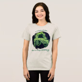 Beauty In Nature Vines Inspirational Quote Tri-Blend Shirt (Vorderseite voll)
