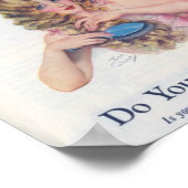 Beauty Insurance Advertising Poster (Ecke)